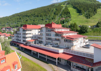 Exteriör, Mitt i Åre 1, lägenheter nära VM6:an, boende i Åre Sweden