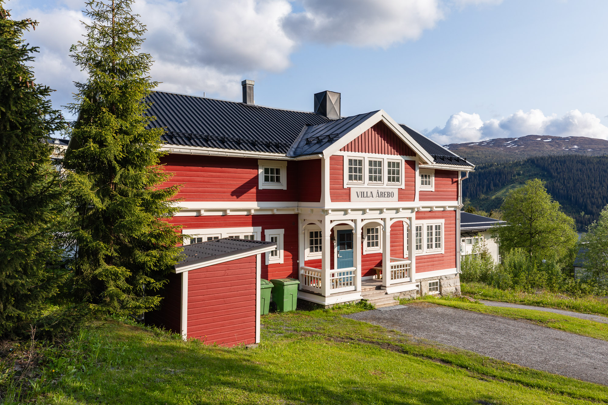 Exteriör, Villa Årebo, stor villa i centrala Åre, boende i Åre Sweden