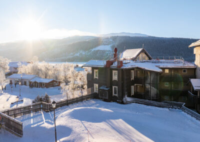 Exteriör, Mitt i Åre 2, unik hörnlägenhet vid Åre torg i Åre Sweden