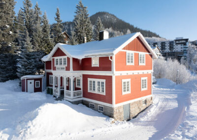 Exteriör, Villa Årebo, stor villa i centrala Åre, boende i Åre Sweden