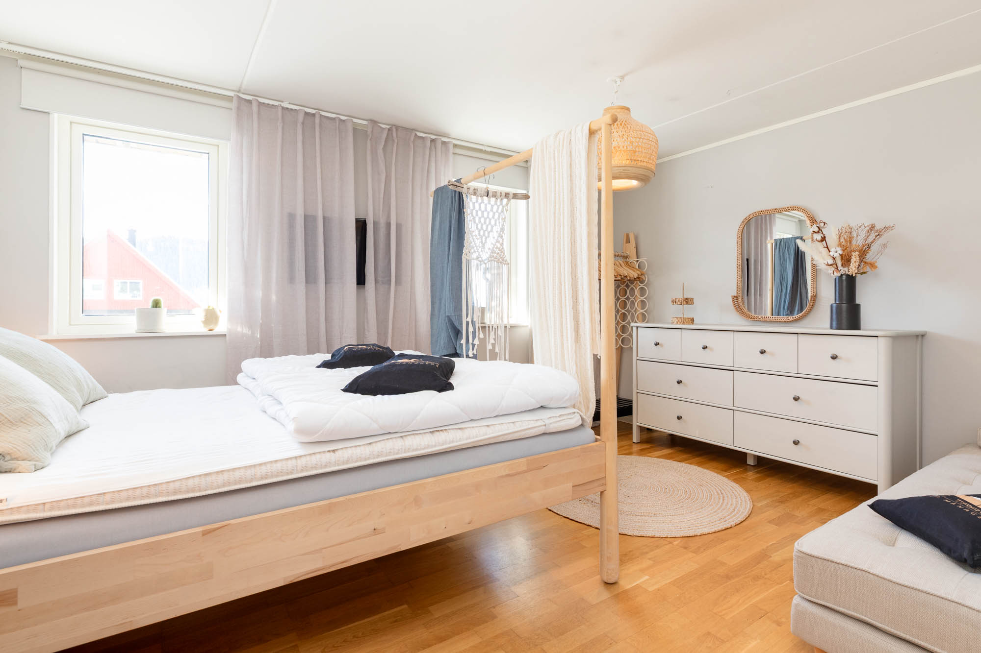 Sovrum i Villa Solbringen, villa i centrala Åre, boende i Åre Sweden