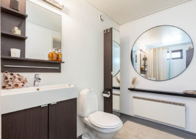 Badrum i Villa Solbringen, villa i centrala Åre, boende i Åre Sweden