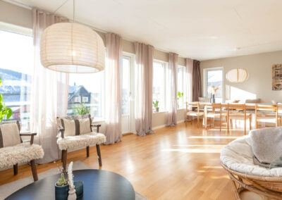 Vardagsrum i Villa Solbringen, villa i centrala Åre, boende i Åre Sweden