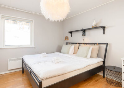 Sovrum i Villa Solbringen, villa i centrala Åre, boende i Åre Sweden